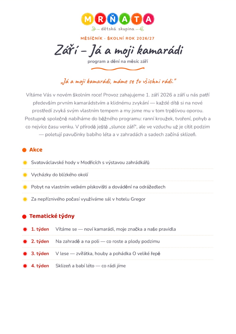 Měsíčník září 2026 – náhled