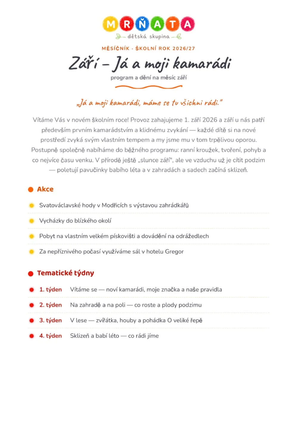 Měsíčník září 2026 – náhled